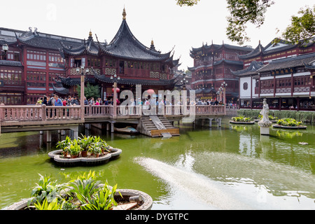 Yu-Garten-Basar, Altstadt, Shanghai, China Stockfoto