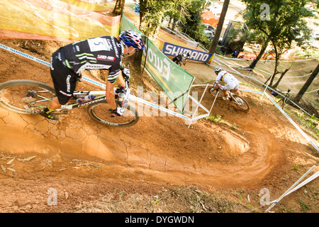 Racing Korkenzieher Stockfoto