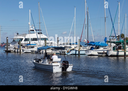 Uferpromenade in Punta Gorda, Florida, USA Stockfoto