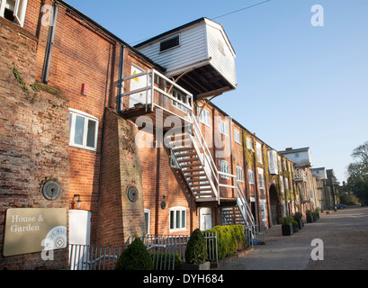 19. Jahrhunderts umgewandelt Industriebauten, Freizeit, Einkaufen, wohnen, kulturelle Nutzung, Snape Maltings, Suffolk, England Stockfoto