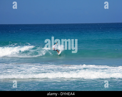 Isla Culebra Puerto Rico USA Gebiet Surfer Zoni Strand Stockfoto