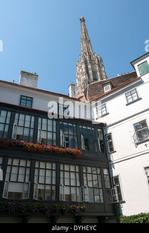 Österreich, Wien 1, Singerstraße 7, Hof des Deutschordenshauses Stockfoto