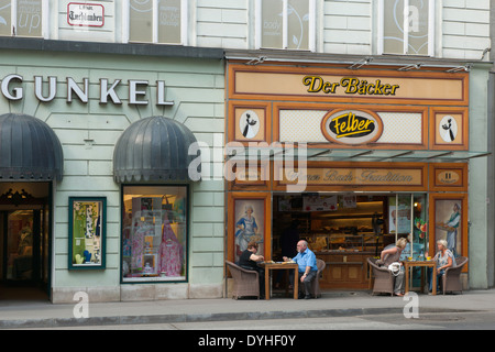 Österreich, Wien i., Tuchlauben Stockfoto