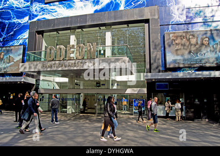 Odeon-Kino, Leicester Square, West End, London, England, Vereinigtes Königreich Stockfoto