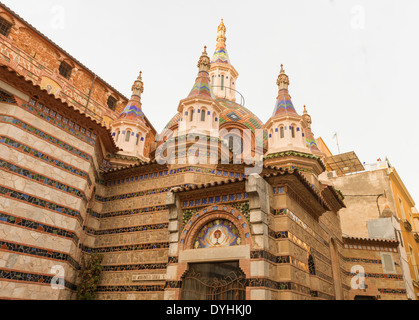 Pfarrei Kirche von Sant Roma in Lloret de Mar, Katalonien, Spanien Stockfoto