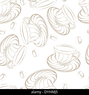 Kaffee-Muster Stockfoto