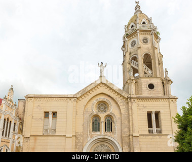 Alte Kirche in Casco Viejo in Panama-Stadt Stockfoto