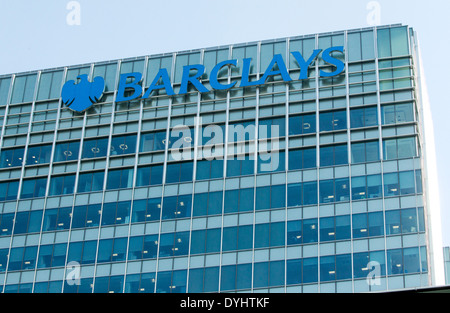 Barclays-Head Office, Canada Square, Canary Wharf Stockfoto