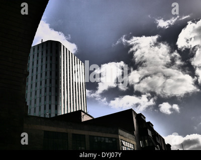 Kreative Bild der Architektur / architektonische Aspekte der Gebäude, inkl. Cale Kreuz Haus, Newcastle Upon Tyne, England, UK Stockfoto