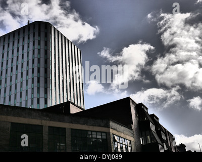 Kreative Bild der Architektur / architektonische Aspekte der Gebäude, inkl. Cale Kreuz Haus, Newcastle Upon Tyne, England, UK Stockfoto