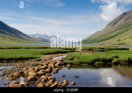 Fluß Etive Lochaber im Frühling Stockfoto