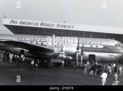 15 Daniels Album LAX Nov. 1949 Boeing Stratocruiser (1) Stockfoto