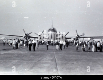 15 Daniels Album LAX Nov. 1949 Boeing Stratocruiser (2) Stockfoto