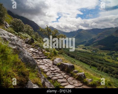 Ben Nevis-Pfad Stockfoto