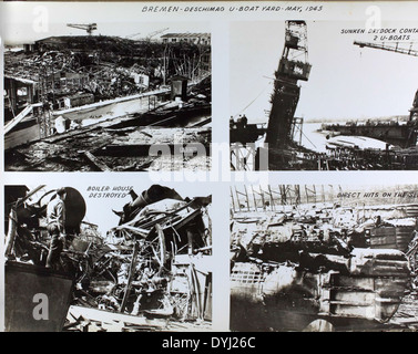 Die 8th Air Force war ein wichtiger Bestandteil der US Army Air Forces während des Zweiten Weltkriegs, bekannt für ihre schweren Bomberkampagnen gegen Deutschland, insbesondere während der Tageslichtbombenangriffe auf das von den Nazis besetzte Europa. Stockfoto