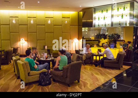 Sydney Australien, Carlson Radisson Blu Plaza Hotel Sydney, Hotel, Lobby, Gäste, AU140307047 Stockfoto