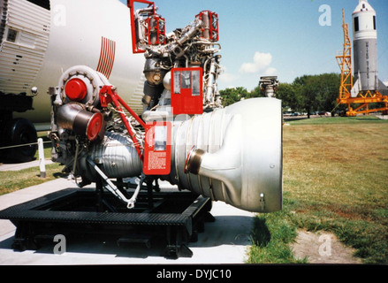 Raketenmotor Rocketdyne h-1 Stockfoto