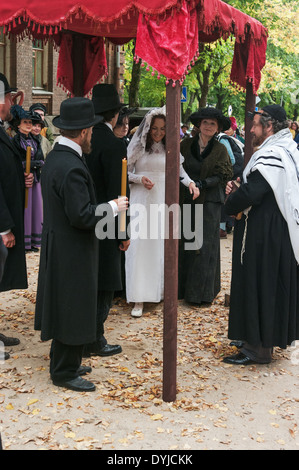 Film Episode - Marc Chagall und Bella Rosenfelds Hochzeit. Stockfoto