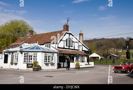 Das White Hart Pub Congresbury Somerset England UK Stockfoto