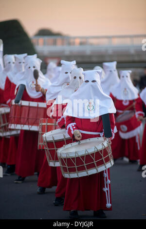 Prozession von Karfreitag, Ostern, Alzira, Valencia, Spanien, Europa Stockfoto