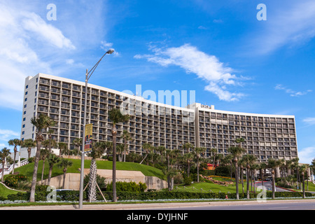 San Luis Resort und Convention District am Galveston Seawall Boulevard in Galveston Stockfoto