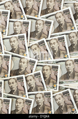 Japanischen Yen Geldscheine. Geld aus Japan / japanischer yen Notizen. Geld aus Japan und japanischen Yen Geldscheine. Geld aus Japan Stockfoto