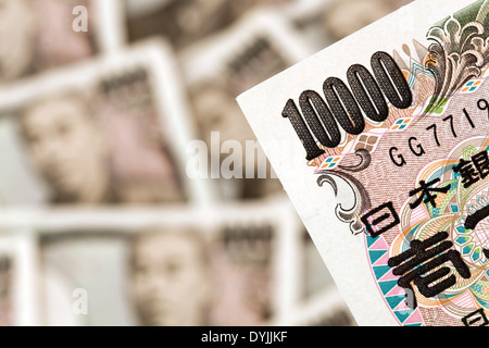 Japanischen Yen Geldscheine. Geld aus Japan / japanischer yen Notizen. Geld aus Japan und japanischen Yen Geldscheine Stockfoto