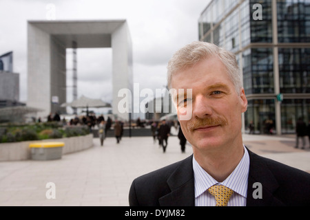 Andreas Schleicher-Leiter der Abteilung UNDP, La Défense, Paris, Frankreich Stockfoto