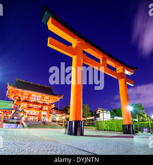 Fushimi Inari Taisha Shrine in Kyoto, Japan. Stockfoto