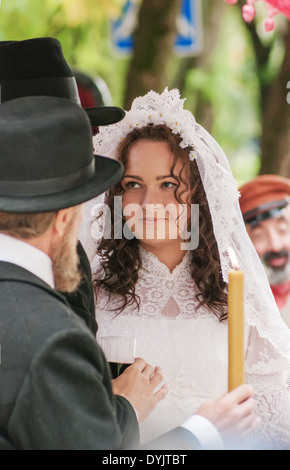 Film Episode - Marc Chagall und Bella Rosenfelds Hochzeit. Stockfoto