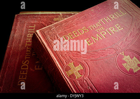 Zwei original Bände der "Taten, die das Imperium zu begeistern" Stockfoto