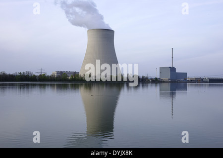 Atomkraftwerk ÖHU Bei Landshut, Bayern, Deutschland Stockfoto