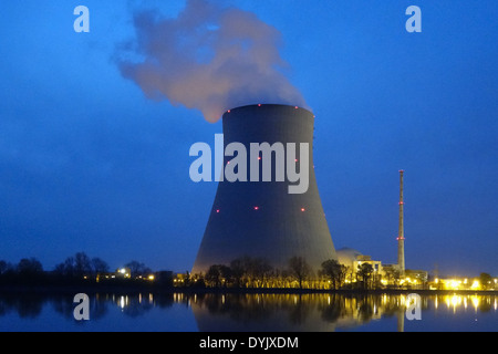Atomkraftwerk ÖHU Bei Landshut, Bayern, Deutschland Stockfoto