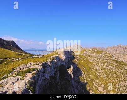 Landschaft des Cap de Formentor auf Mallorca, Balearen, Spanien Stockfoto