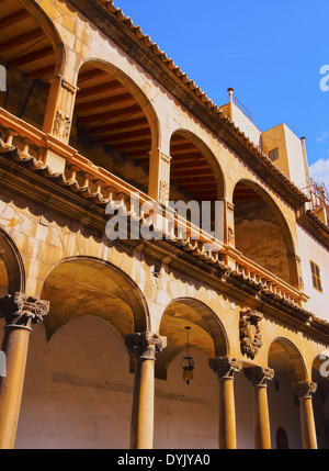 Innenhof der Kathedrale in Palma De Mallorca, Balearen, Spanien Stockfoto