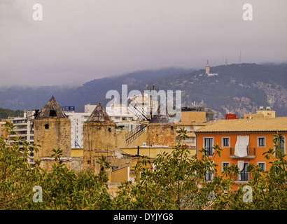 Windmühle in Palma De Mallorca, Balearen, Spanien Stockfoto