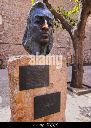 Chopin-Denkmal in Valldemossa auf Mallorca, Balearen, Spanien Stockfoto