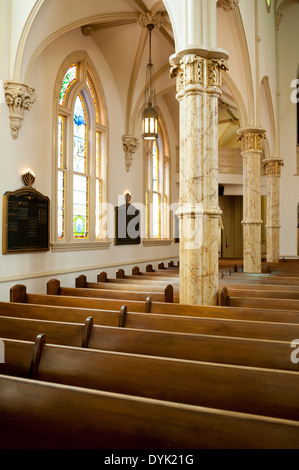 USA-Georgia-GA-Savannah Gemeinde Mickve Israel-Tempel, einer der ältesten in den Vereinigten Staaten Stockfoto