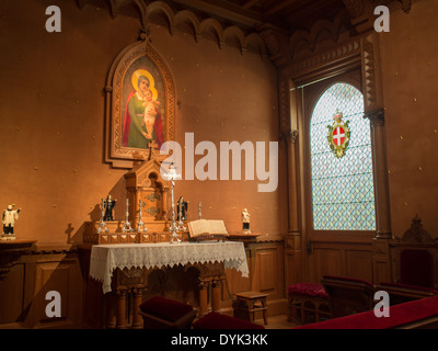 Königin Maria Pia Kapelle in Ajuda National Palace Stockfoto