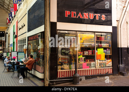 Die Erdnuss-Shop in der Arkade, Nashville Tennessee Stockfoto