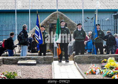 Belfast, Nordirland. 16.02.2013. Irische Republikaner 1916 Ostern steigt durch die Erinnerung an ihre in Milltown Friedhof gefallenen gedenken. Stockfoto