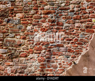 Architektur: Die alte Mauer Stockfoto