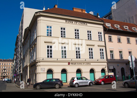 Bank of China, Vörösmarty ter Quadrat, Belvaros, zentral-Budapest, Ungarn, Europa Stockfoto