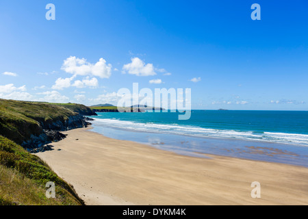 Whitesands Beach in der Nähe von St Davids, Pembrokeshire, Wales, UK Stockfoto