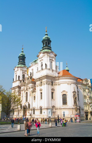 SV Mikulas, St Michaels Kirche, Staromestske Namesti, Altstädter Ring, Stare Mesto, Old Town, Prag, Tschechische Republik, Europa Stockfoto