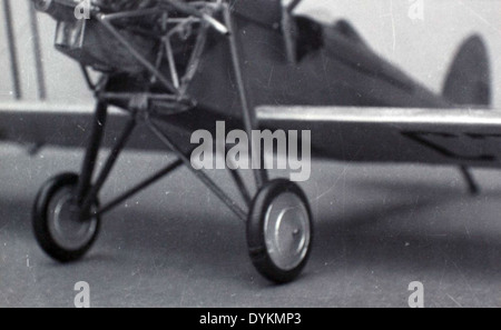 Flugzeugmodell von OX-5 Waco zehn Stockfoto