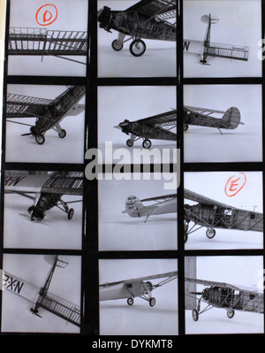 The Spirit of St. Louis war das Flugzeug, das Charles Lindbergh 1927 auf seinem historischen Transatlantikflug flog. Dieses Modell ist Teil der Kollektion von Andrew Lech und hebt sein Erbe hervor. Stockfoto