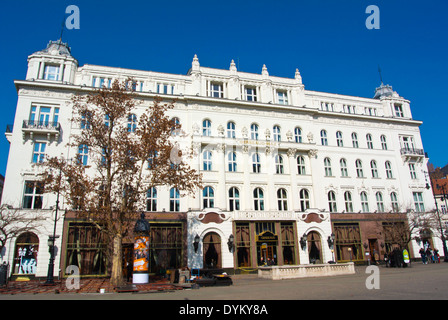 Cafe Gerbeaud, Vörösmarty ter Quadrat, Belvaros, zentral-Budapest, Ungarn, Europa Stockfoto