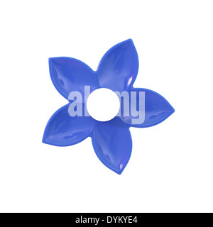 Eine Nahaufnahme Bild von einem keramischen Blumenschmuck Stockfoto