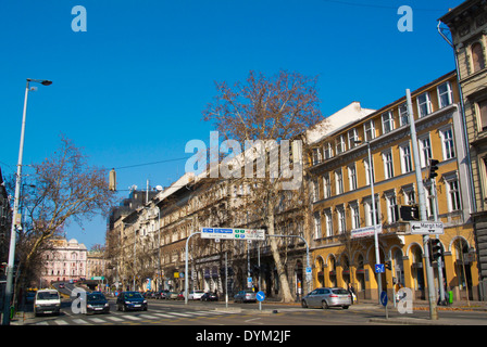 Bajcsy-Zsilinszky Street, central Budapest, Hungary, Europa Stockfoto